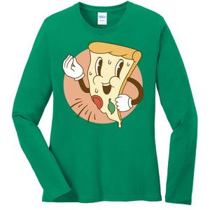 Italian Pizza Ladies Long Sleeve Shirt