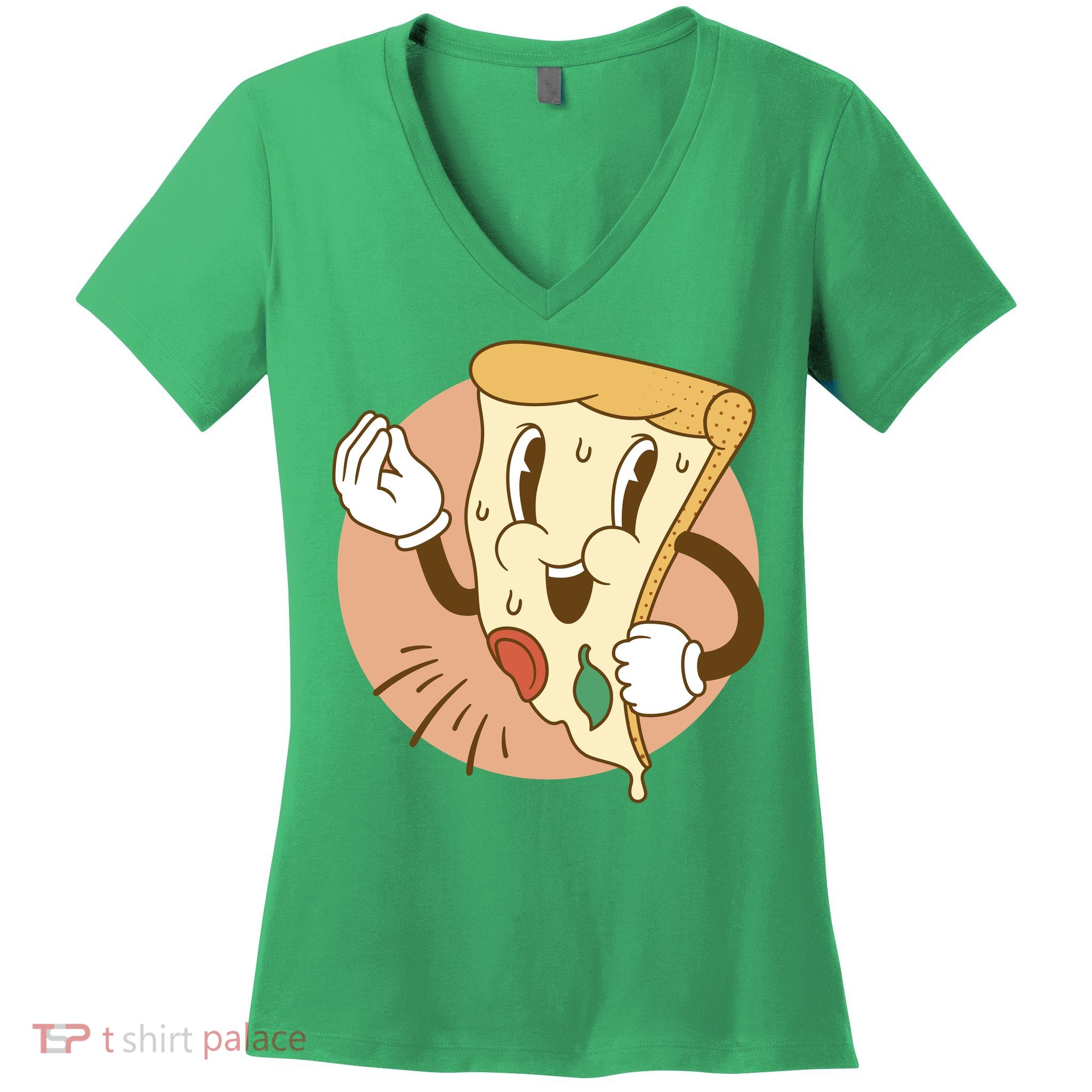 Italian Pizza Women's V-Neck T-Shirt