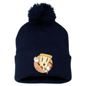 Italian Pizza Pom Pom 12in Knit Beanie