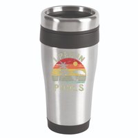 I Pee In Pools Sarcastic Sayings For Pools Lovers Retro 16oz Travel Tumbler