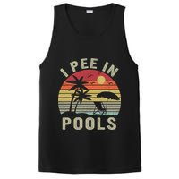 I Pee In Pools Sarcastic Sayings For Pools Lovers Retro PosiCharge Competitor Tank