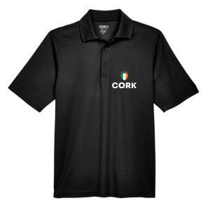 Ireland Pride Irish Roots Cork Gift Men's Origin Performance Pique Polo