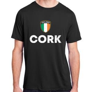 Ireland Pride Irish Roots Cork Gift Adult ChromaSoft Performance T-Shirt