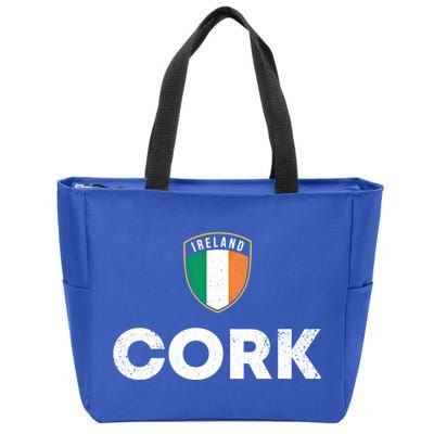 Ireland Pride Irish Roots Cork Gift Zip Tote Bag
