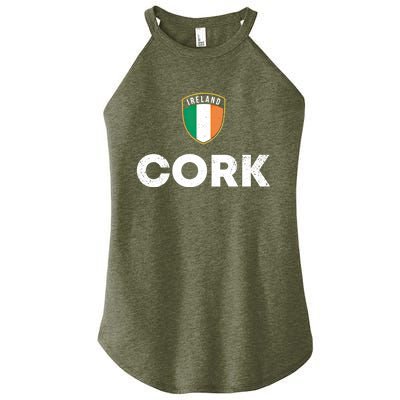 Ireland Pride Irish Roots Cork Gift Women’s Perfect Tri Rocker Tank