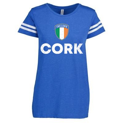 Ireland Pride Irish Roots Cork Gift Enza Ladies Jersey Football T-Shirt