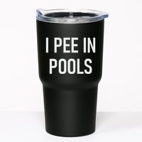 I Pee In Pools Funny Jokes Sarcastic Sayings Tumbler