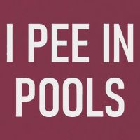 I Pee In Pools Funny Jokes Sarcastic Sayings 16oz Travel Tumbler