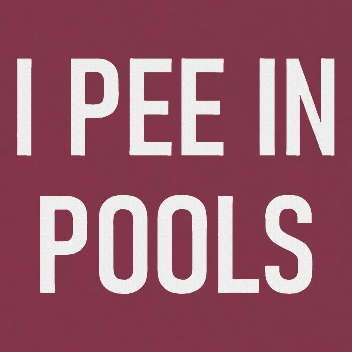 I Pee In Pools Funny Jokes Sarcastic Sayings 16oz Travel Tumbler