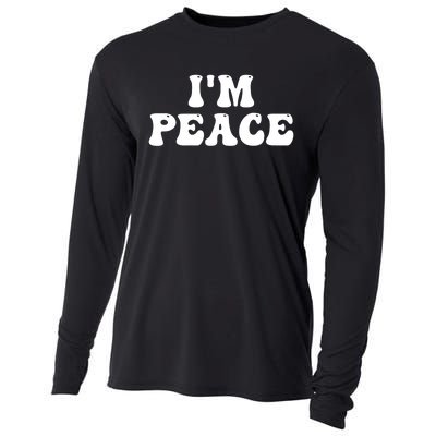 I'M PEACE - I COME IN PEACE Funny Couple's Matching A Cooling Performance Long Sleeve Crew