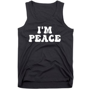 I'M PEACE - I COME IN PEACE Funny Couple's Matching A Tank Top