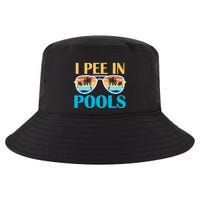 I Pee In Pools Funny Jokes Sarcastic Sayings Cool Comfort Performance Bucket Hat