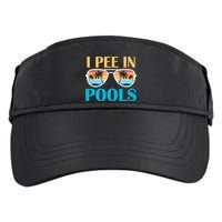 I Pee In Pools Funny Jokes Sarcastic Sayings Adult Drive Performance Visor