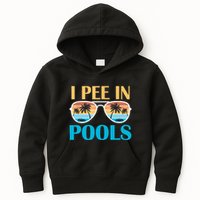 I Pee In Pools Funny Jokes Sarcastic Sayings Kids Hoodie