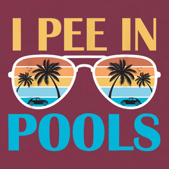 I Pee In Pools Funny Jokes Sarcastic Sayings 16oz Travel Tumbler