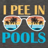 I Pee In Pools Funny Jokes Sarcastic Sayings Vector Backpack
