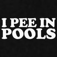 I Pee In Pools Funny Vacation I Pee In Pools Ladies PosiCharge Tri-Blend Wicking Tank