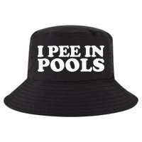 I Pee In Pools Funny Vacation I Pee In Pools Cool Comfort Performance Bucket Hat