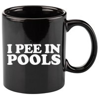 I Pee In Pools Funny Vacation I Pee In Pools 11oz C Handle Ceramic Mug