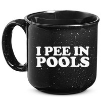 I Pee In Pools Funny Vacation I Pee In Pools 15oz Campfire Ceramic Mug