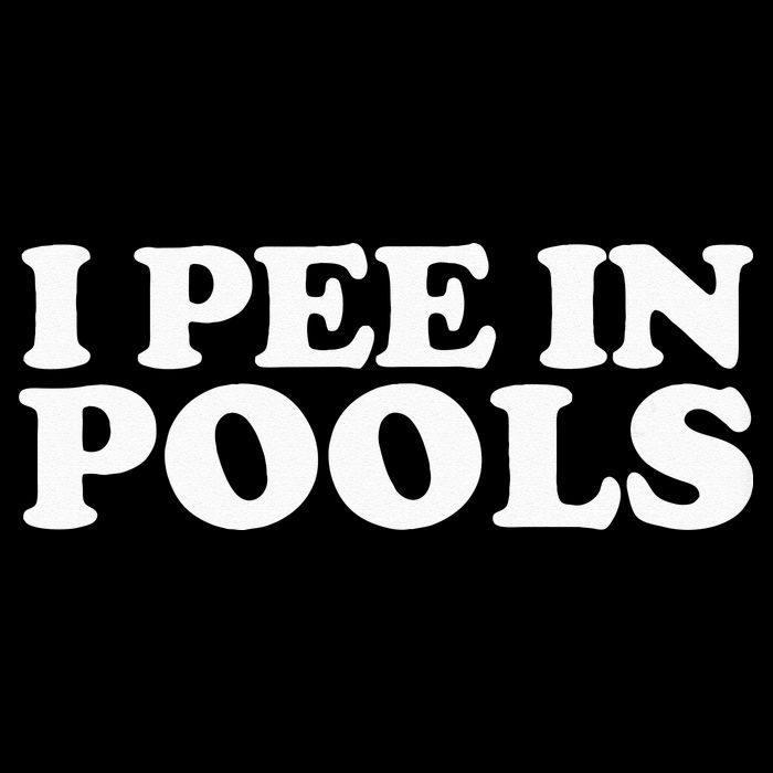 I Pee In Pools Funny Vacation I Pee In Pools Drawstring Bag