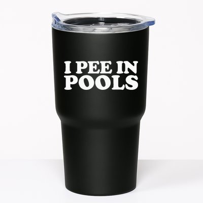 I Pee In Pools Funny Vacation I Pee In Pools Tumbler