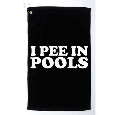 I Pee In Pools Funny Vacation I Pee In Pools Golf Towel