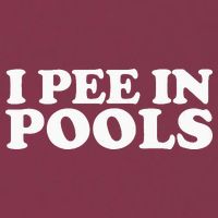 I Pee In Pools Funny Vacation I Pee In Pools 16oz Travel Tumbler