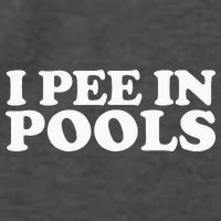 I Pee In Pools Funny Vacation I Pee In Pools Vector Backpack