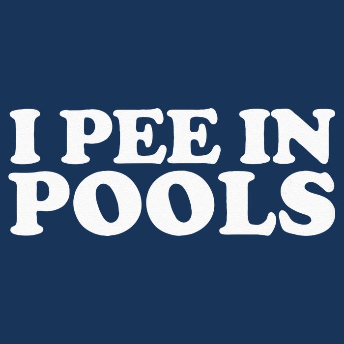 I Pee In Pools Funny Vacation I Pee In Pools Infant Baby Jersey Bodysuit