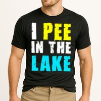 I Pee In The Lake Funny Summer Vacation Cooling Performance Crew T-Shirt