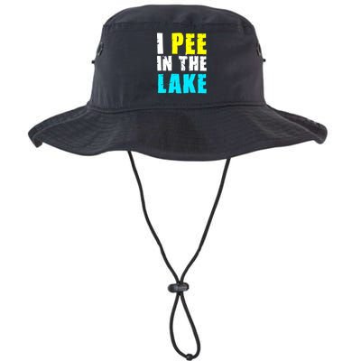 I Pee In The Lake Funny Summer Vacation Bucket Hat