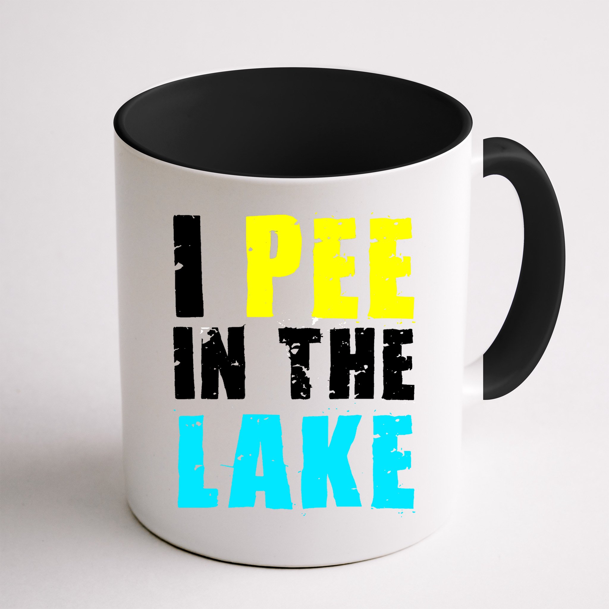 I Pee In The Lake Funny Summer Vacation Mug