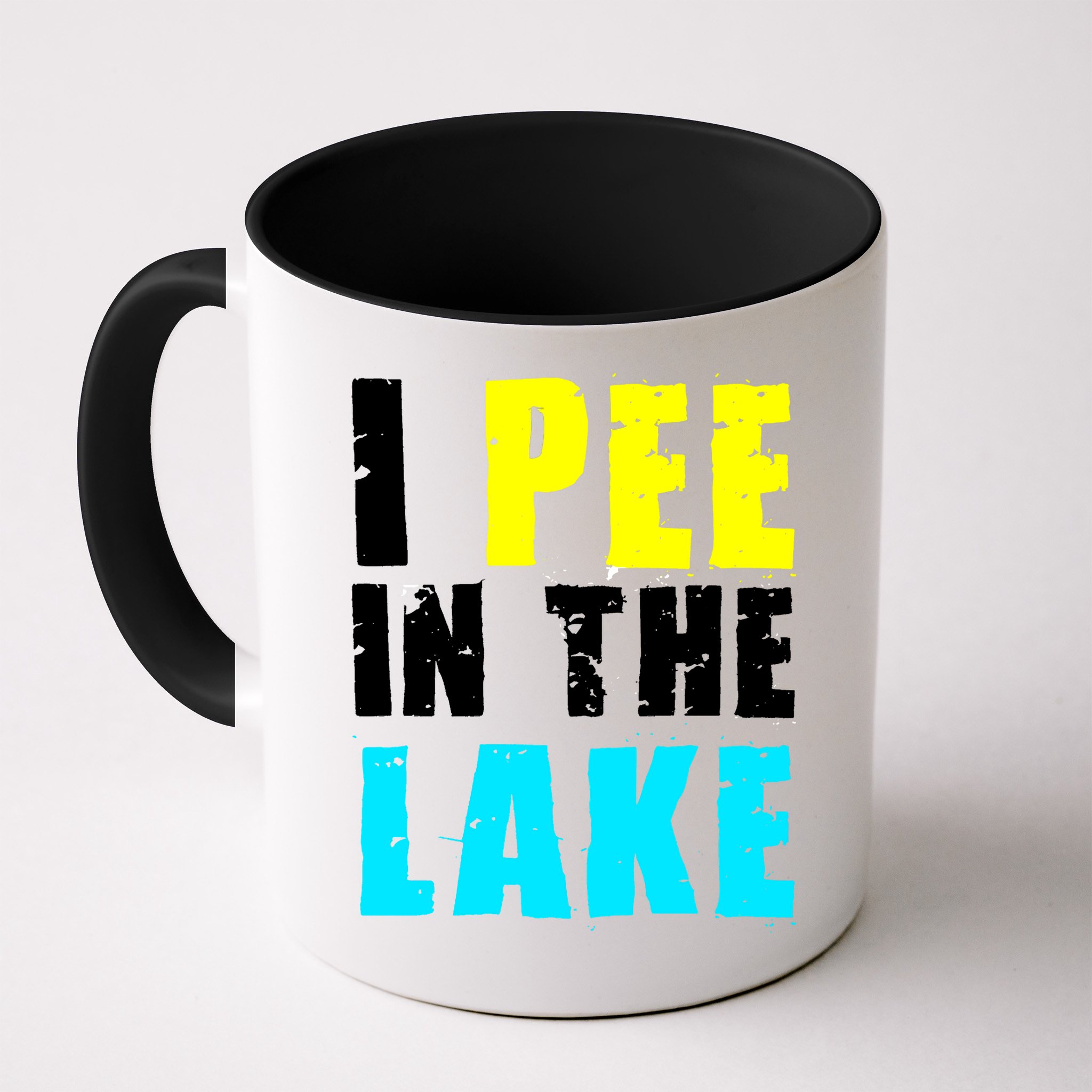 I Pee In The Lake Funny Summer Vacation Mug