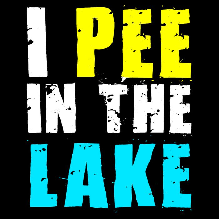 I Pee In The Lake Funny Summer Vacation Baby Bodysuit