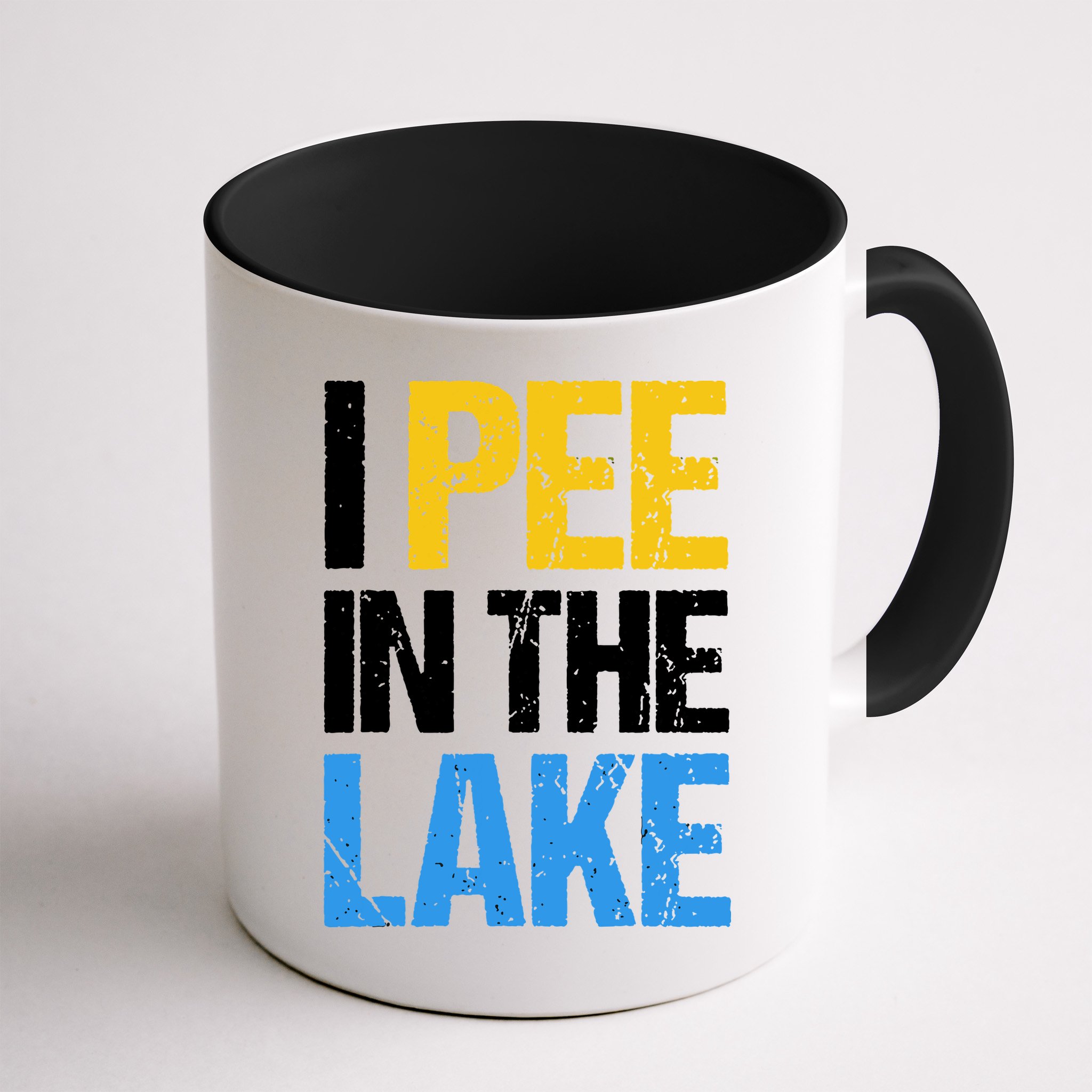 I Pee In The Lake Funny Summer Vacation Mug