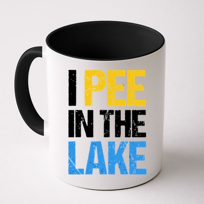 I Pee In The Lake Funny Summer Vacation Mug
