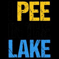 I Pee In The Lake Funny Summer Vacation Mug