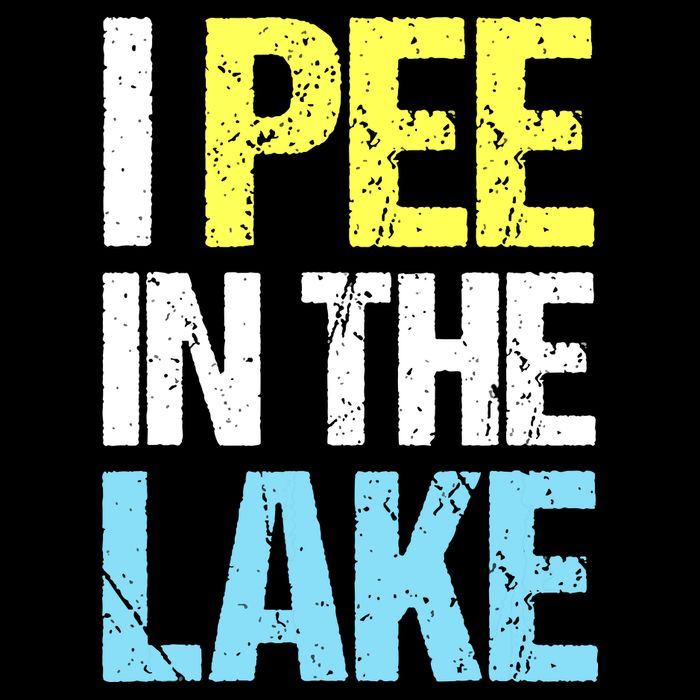 I Pee In The Lake Funny Summer Vacation Magnet