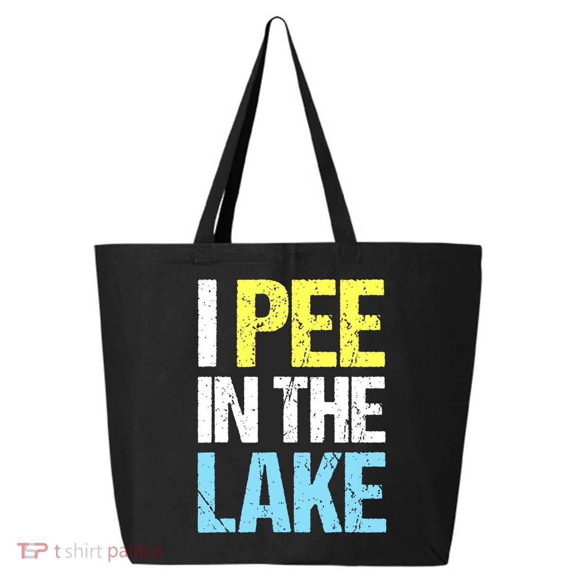 I Pee In The Lake Funny Summer Vacation 25L Jumbo Tote