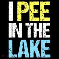 I Pee In The Lake Funny Summer Vacation Visor