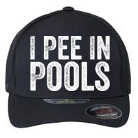 I Pee In Pools Funny Flexfit Unipanel Trucker Cap