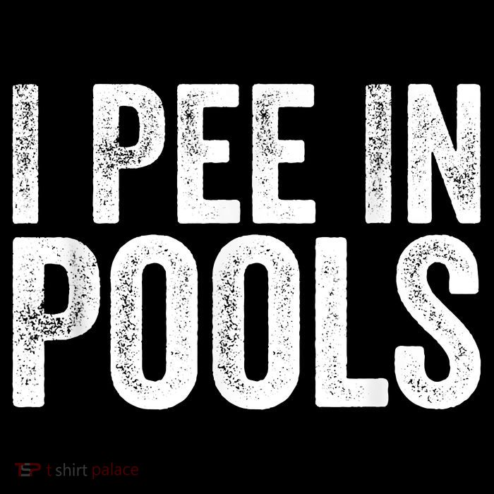 I Pee In Pools Funny Flexfit Unipanel Trucker Cap