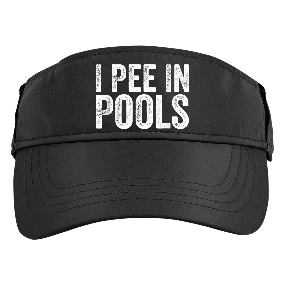 I Pee In Pools Funny Adult Drive Performance Visor