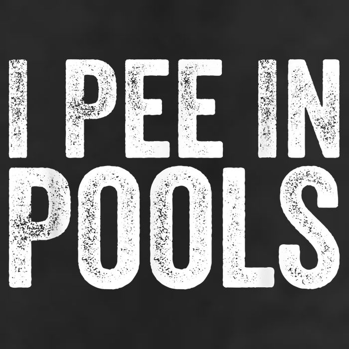 I Pee In Pools Funny Large Microfiber Waffle Golf Towel