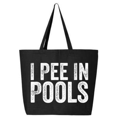 I Pee In Pools Funny 25L Jumbo Tote