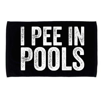 I Pee In Pools Funny Microfiber Hand Towel