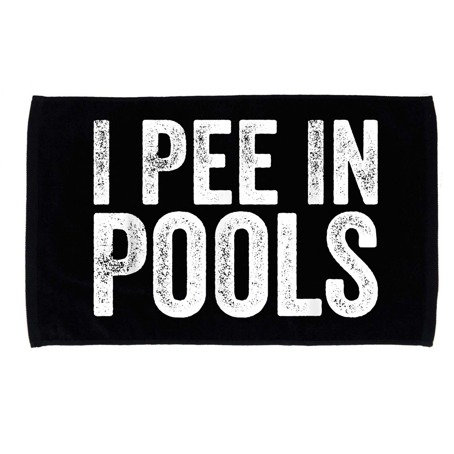 I Pee In Pools Funny Microfiber Hand Towel
