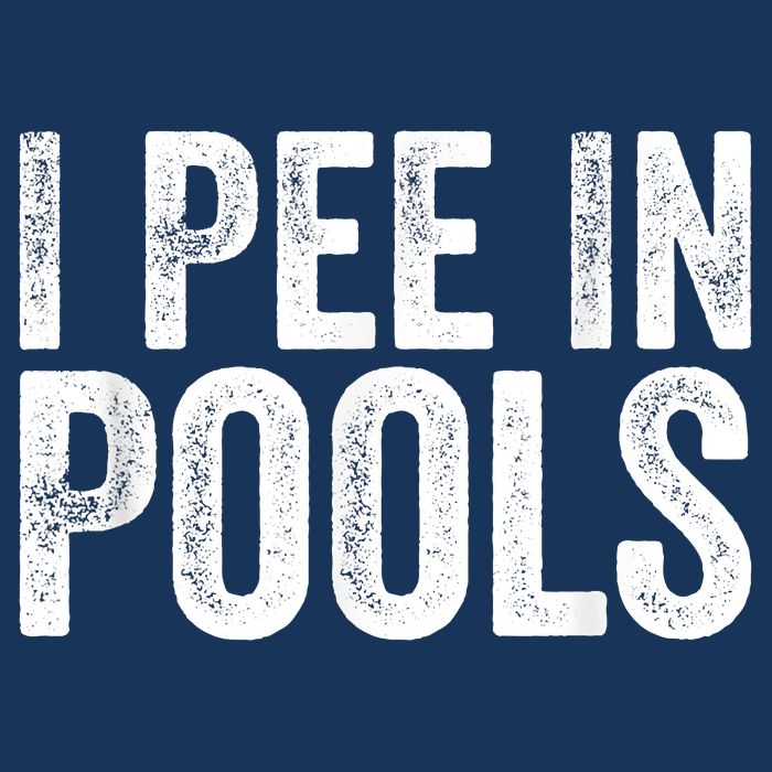 I Pee In Pools Funny Infant Baby Jersey Bodysuit