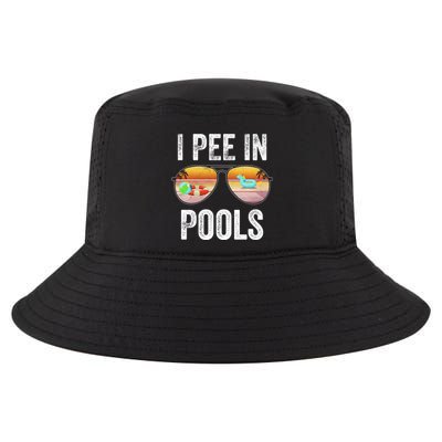 I Pee In Pools Funny Cool Comfort Performance Bucket Hat